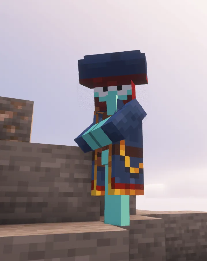 Wandering Squidward — скриншот 1 (Текстуры, Minecraft)