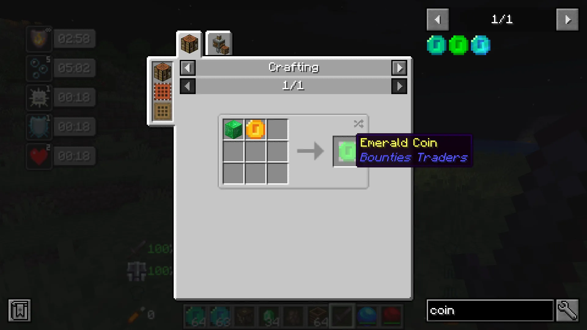 Bounties and Coins - Traders — скриншот 3 (Моды, Minecraft)