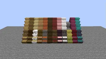 Wooden slab and stairs — скриншот 2 (Моды, Minecraft)