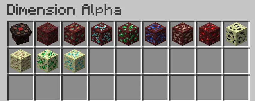 Dimension A: Resource World — скриншот 1 (Моды, Minecraft)