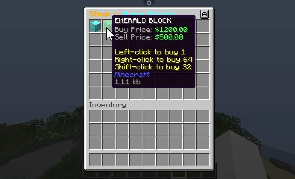 AjShop — скриншот 2 (Плагины, Minecraft)