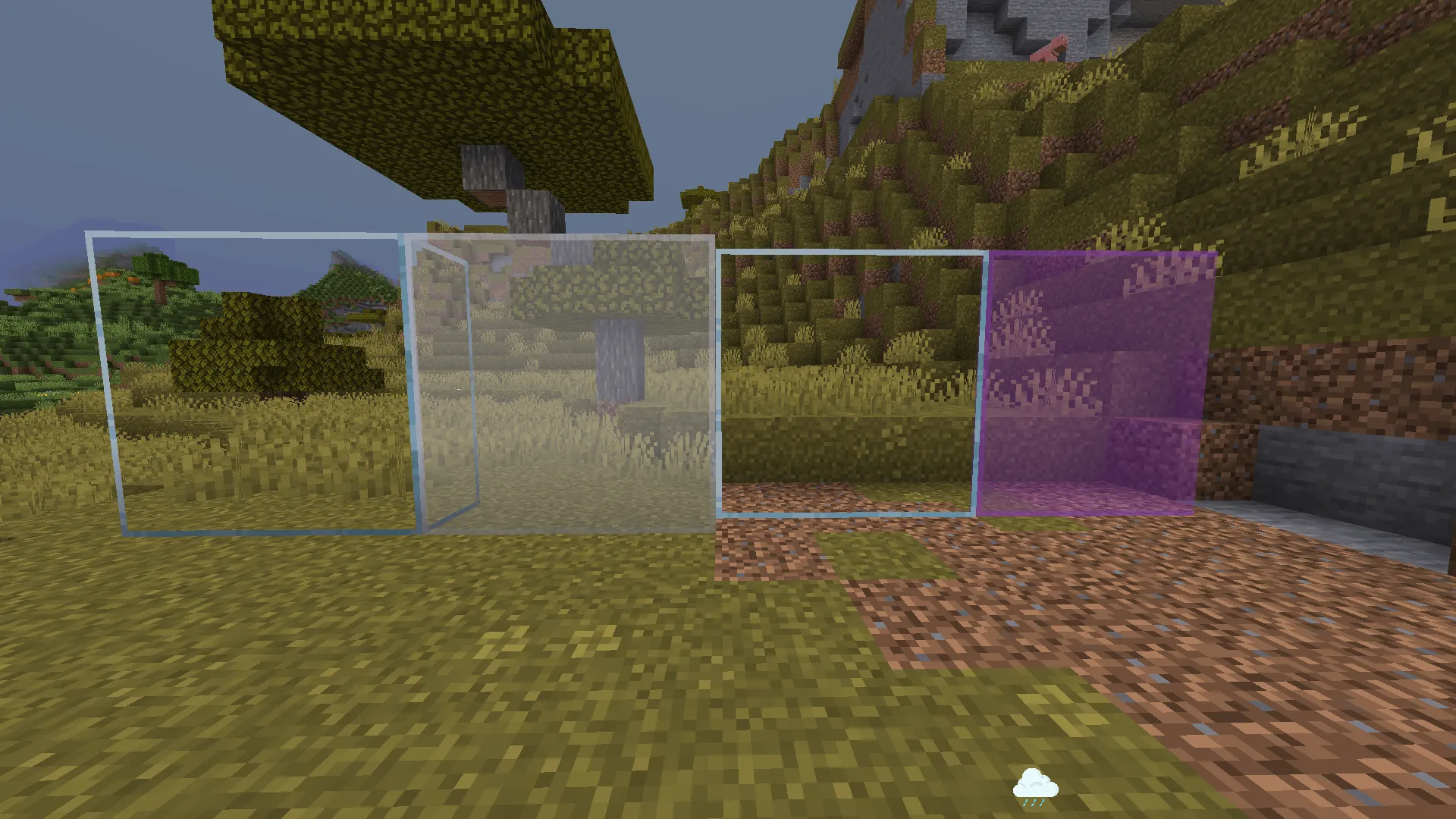 Clear Glass Connected, Текстуры, Minecraft