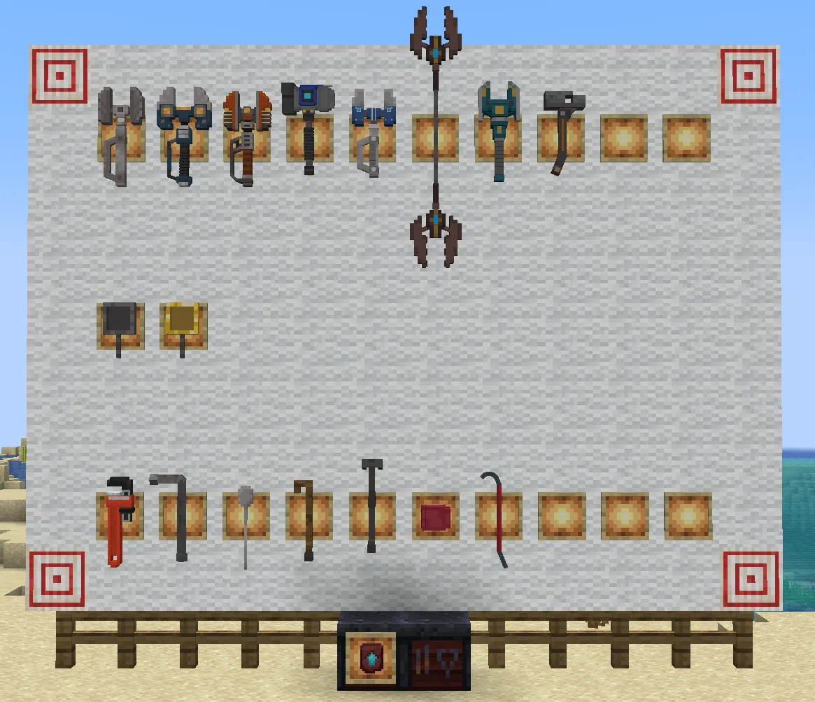Improvised Weapons! - Swords, Wrenches, Hammers, Spoons? — скриншот 1 (Моды, Minecraft)
