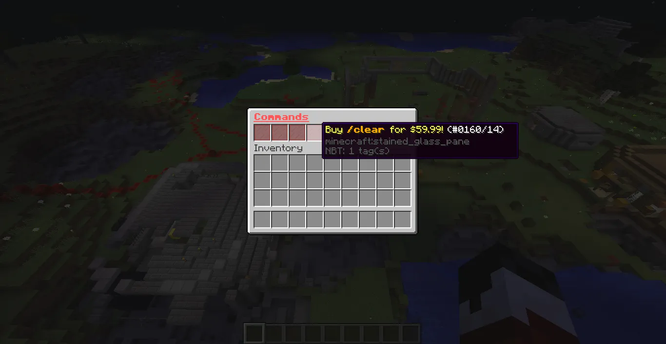 CommandShop — скриншот 1 (Плагины, Minecraft)