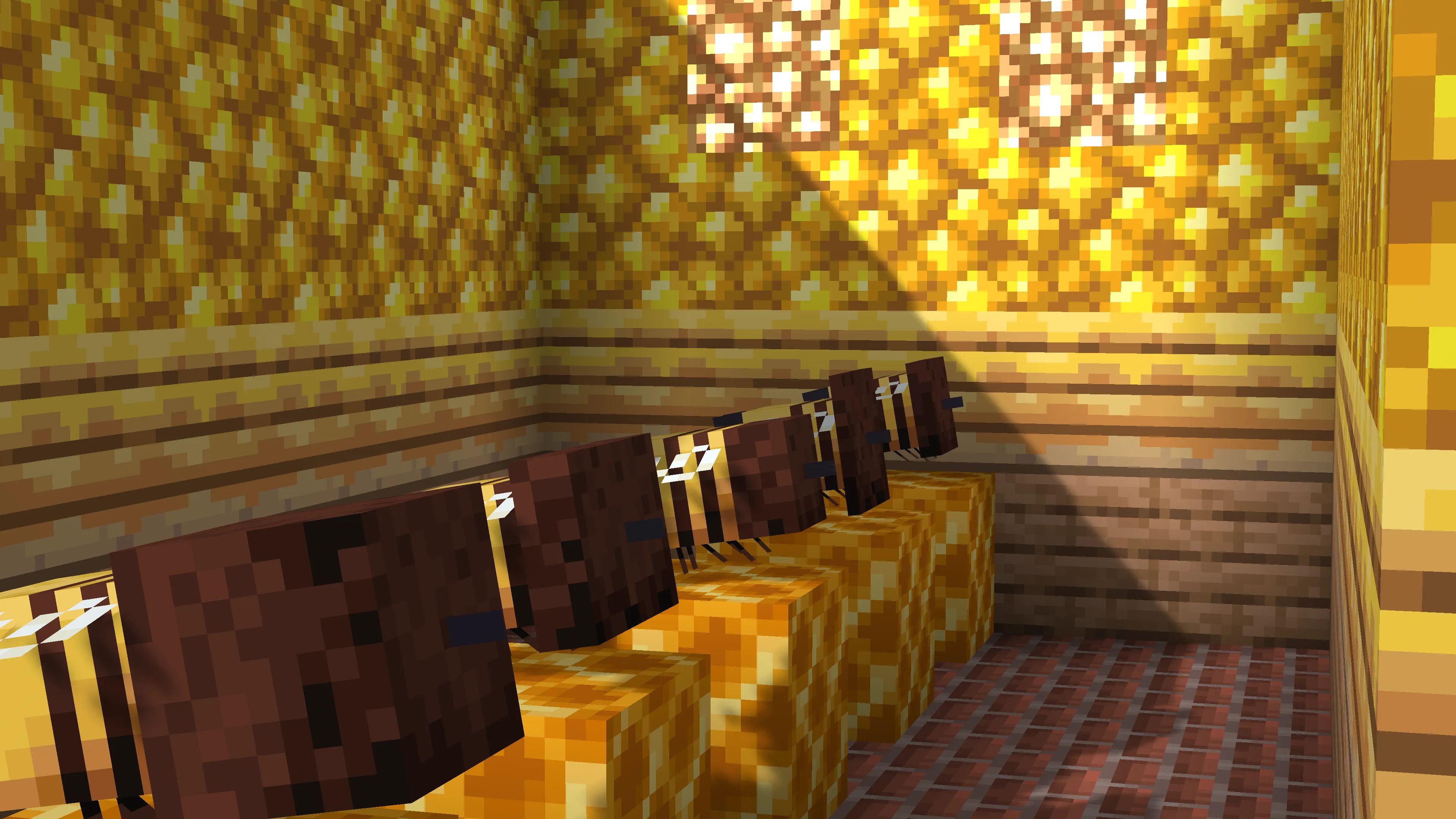 Thicc Bees — скриншот 1 (Текстуры, Minecraft)