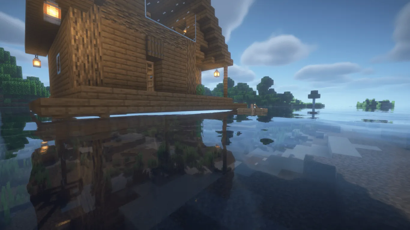 Floating Water House, Карты, Minecraft