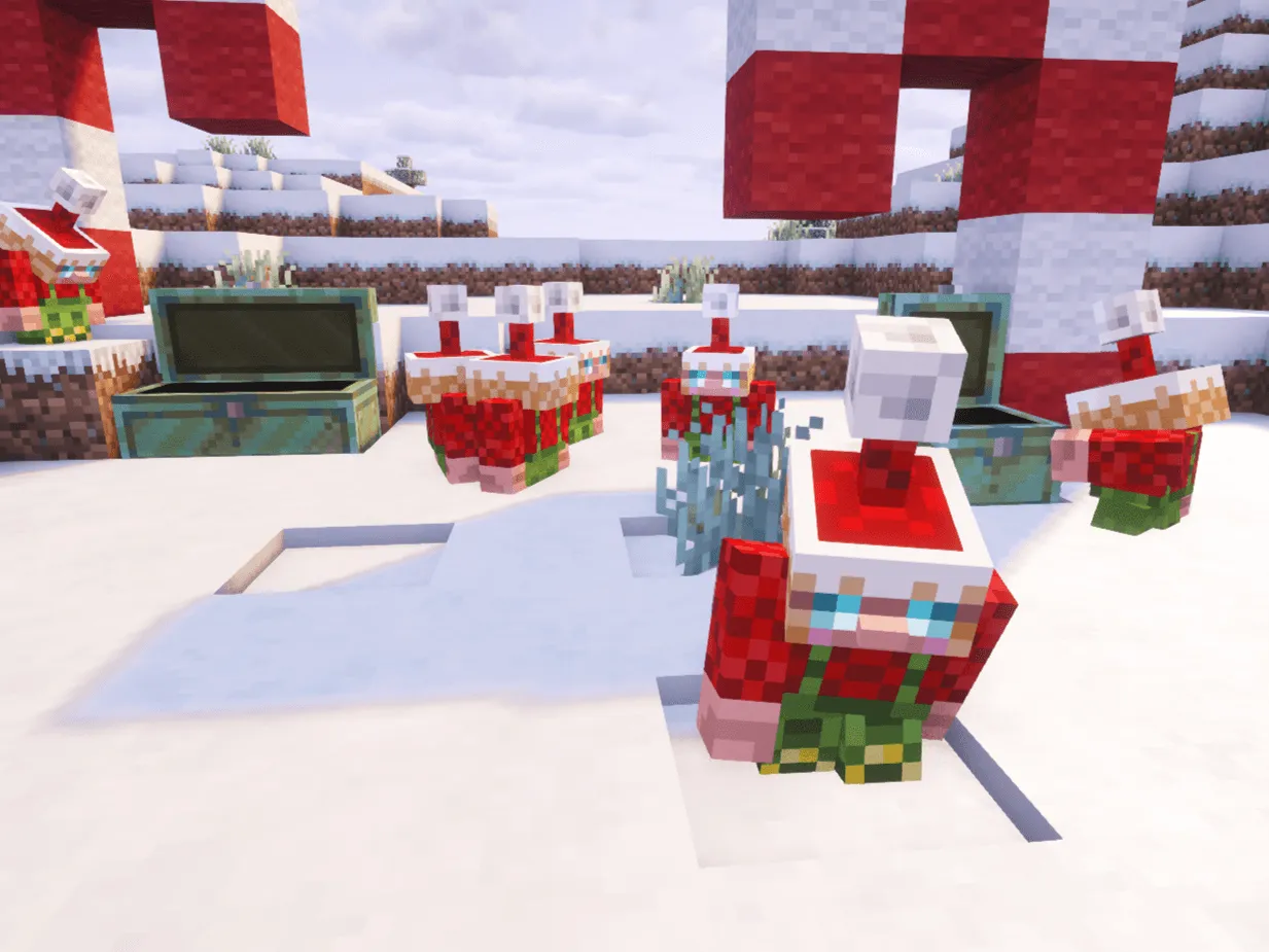 Christmas Elf Golem, Текстуры, Minecraft