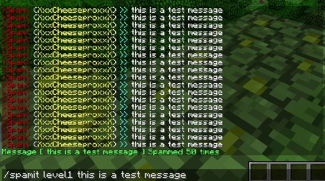 Spamit — скриншот 1 (Плагины, Minecraft)