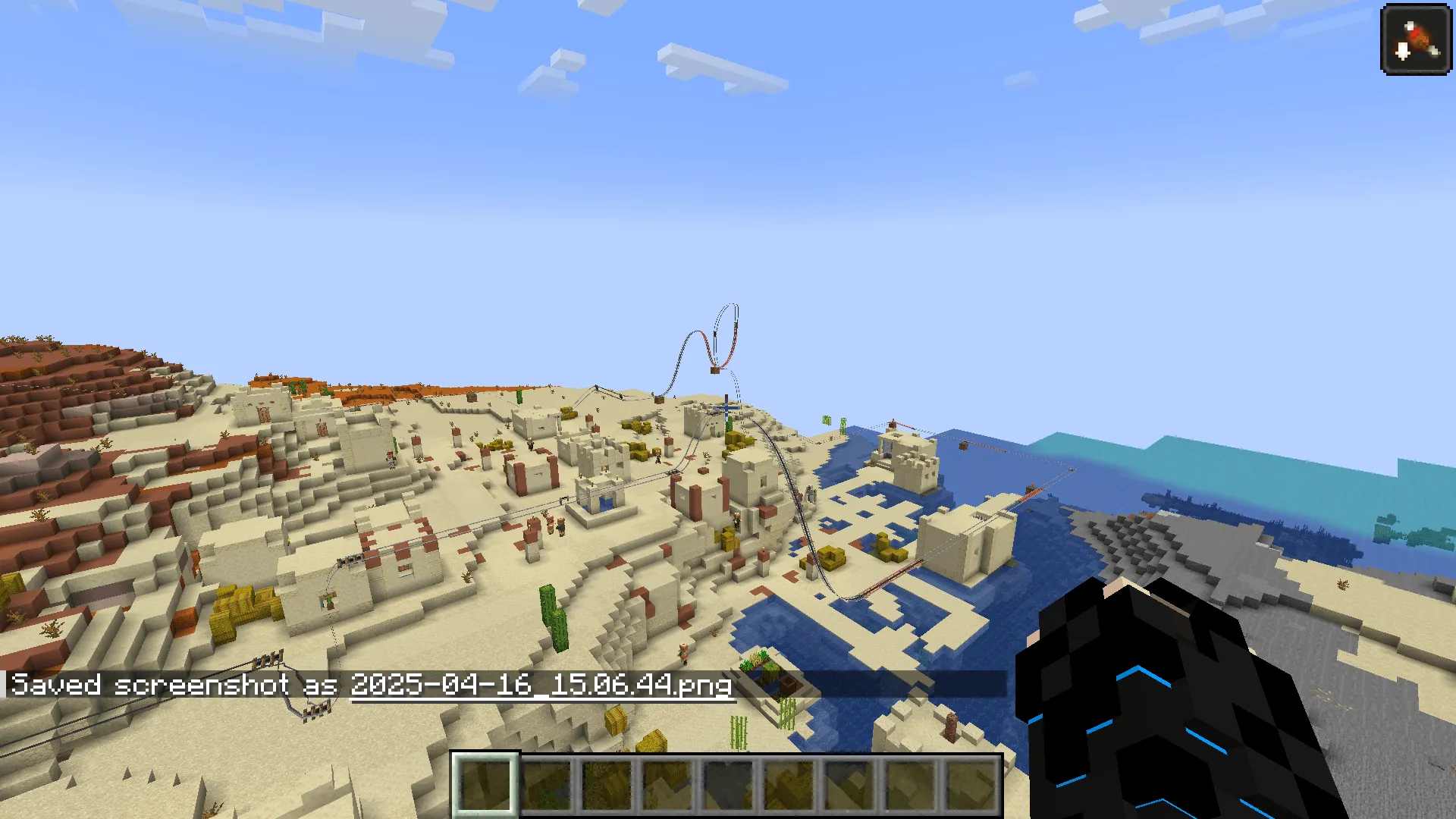 The infinite roller coaster, Карты, Minecraft