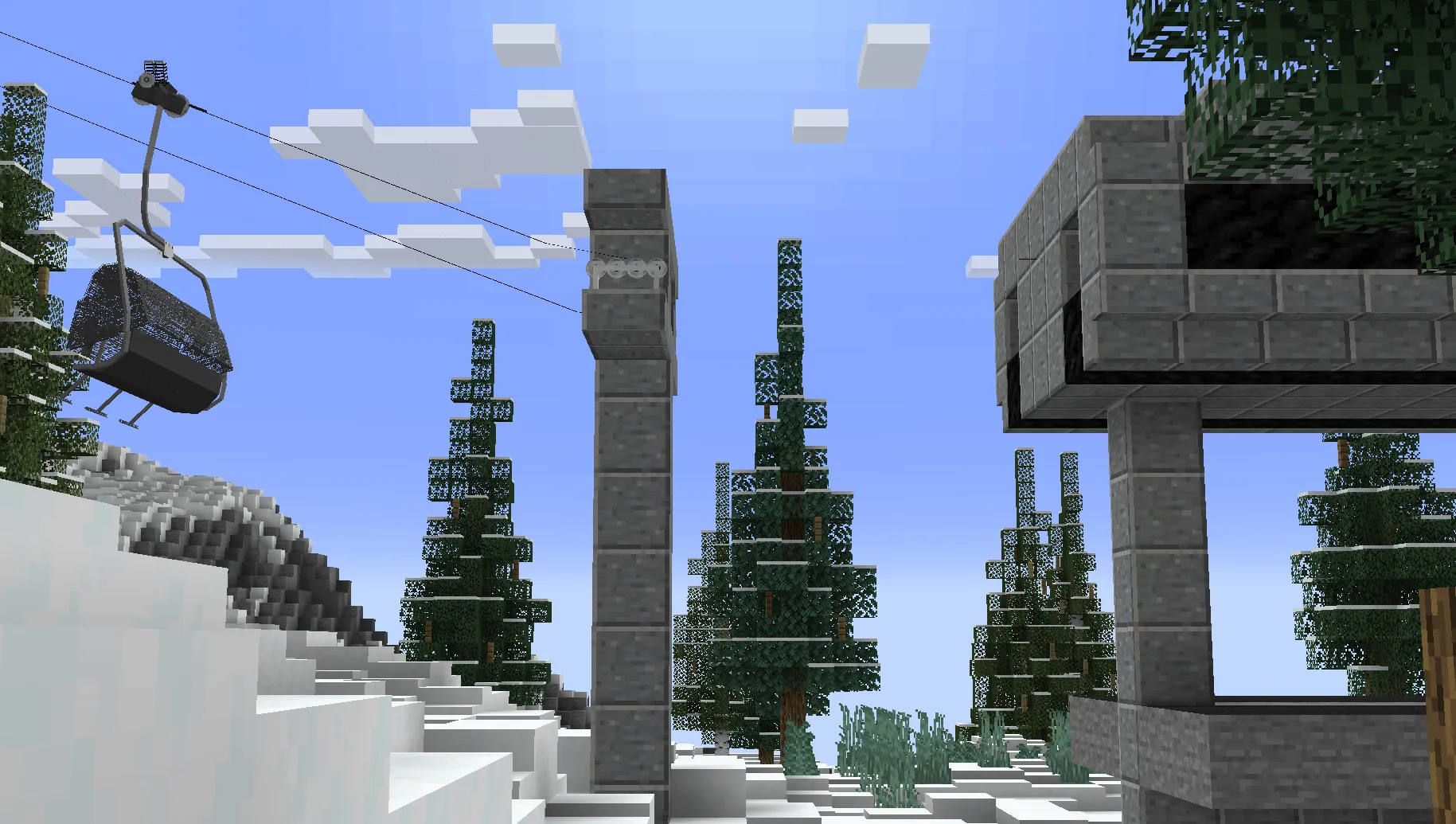 Chairlifts and Gondolas pack, Текстуры, Minecraft