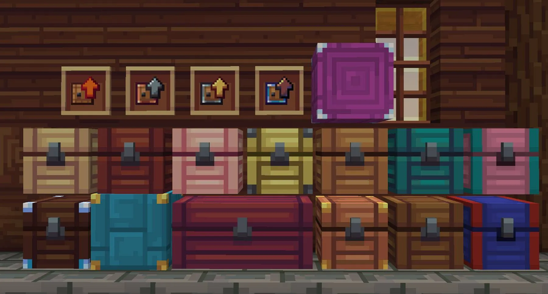 Whimscape x Sophisticated — скриншот 1 (Текстуры, Minecraft)