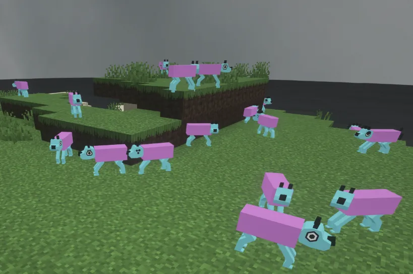 Wobbledogs!, Текстуры, Minecraft