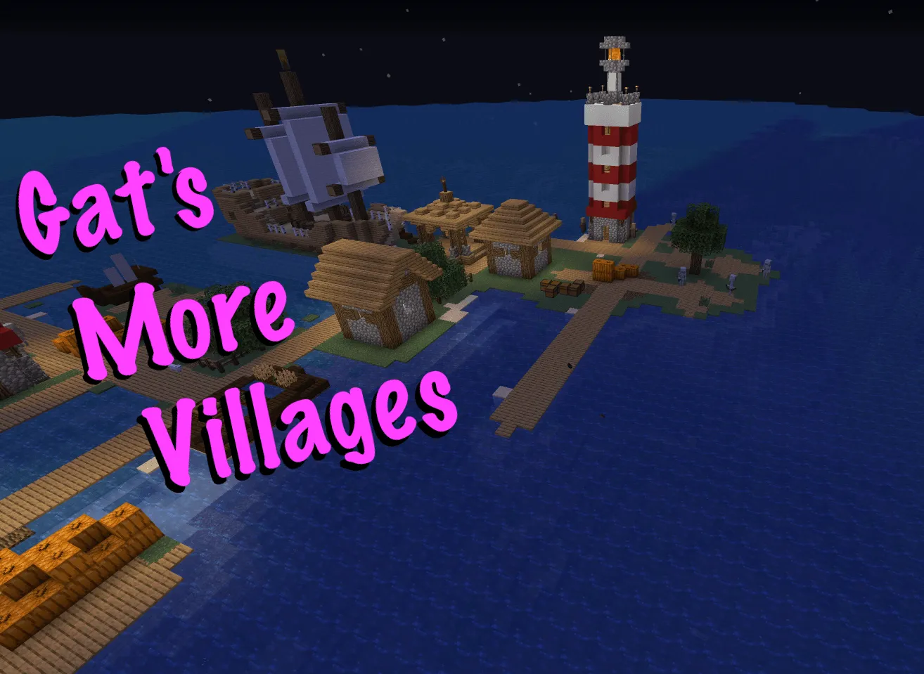 Gat's More Villages, Дата-паки, Minecraft