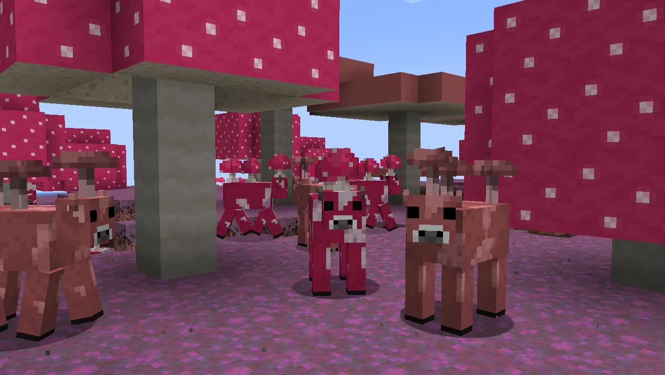 Mushrooms Recolored — скриншот 2 (Текстуры, Minecraft)