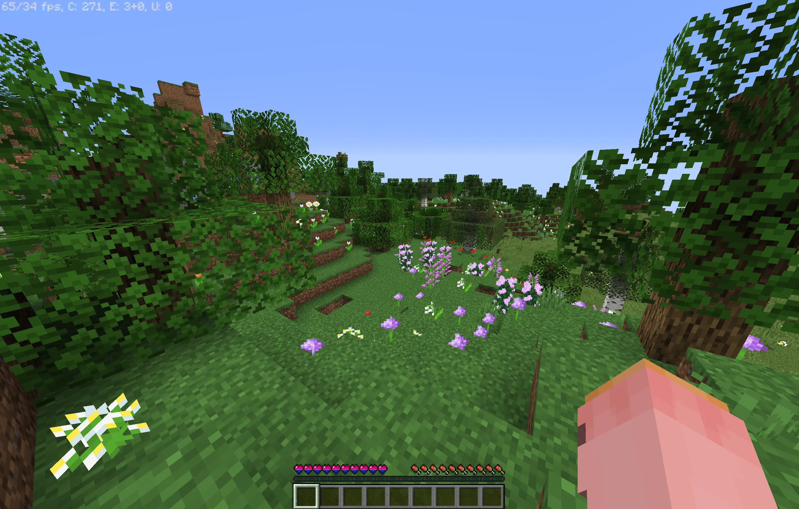 Robyn's Bi Hearts — скриншот 1 (Текстуры, Minecraft)
