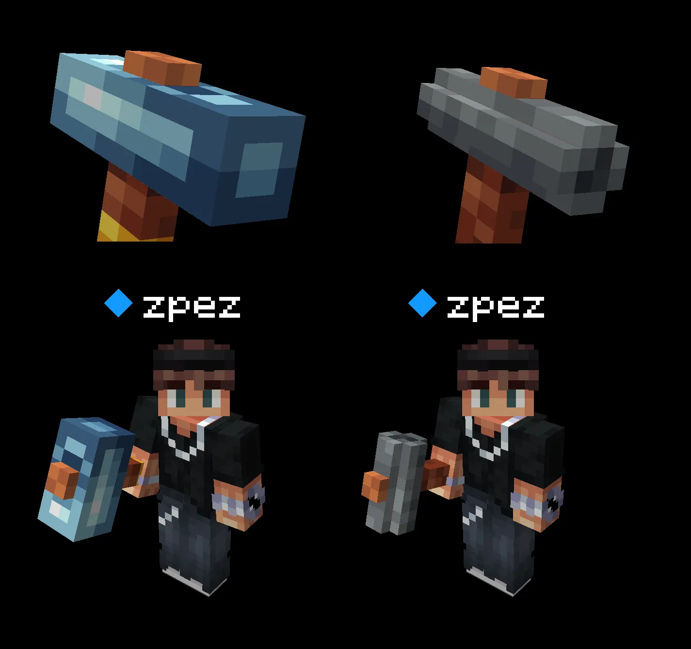 BWP Retextured, Текстуры, Minecraft