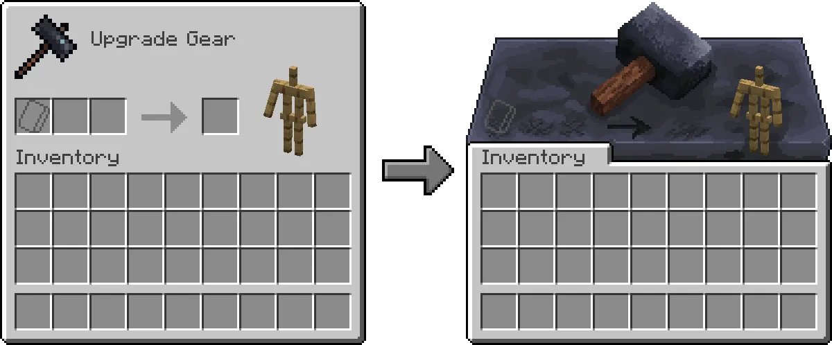 Improved Smithing Table, Текстуры, Minecraft