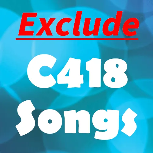 Exclude C418 Songs — скриншот 1 (Текстуры, Minecraft)