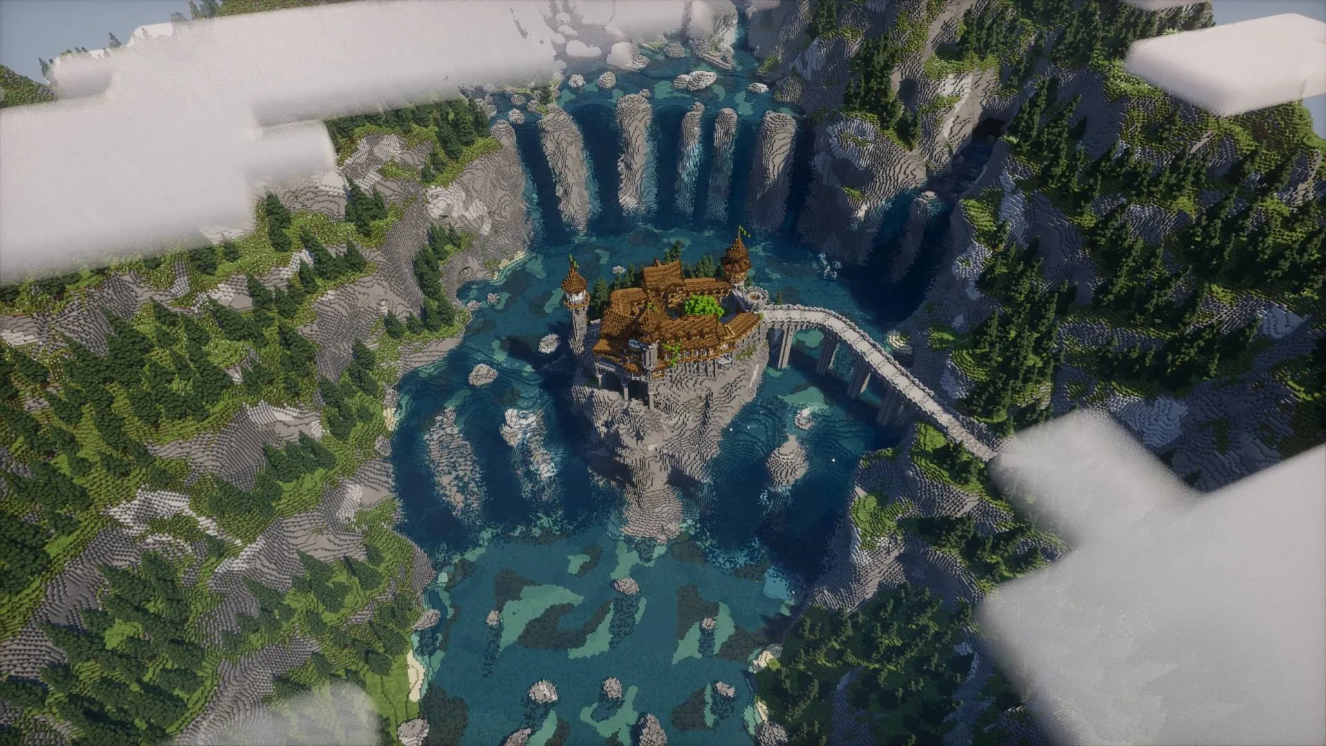 Old Fallen Castle -  Medieval & Fantasy Castle, Карты, Minecraft
