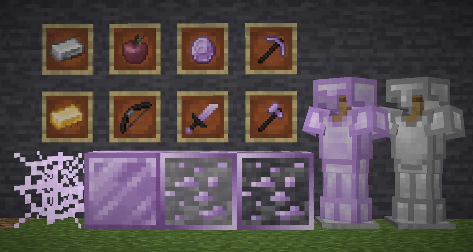 Amethyst - Purple Default 16x — скриншот 1 (Текстуры, Minecraft)