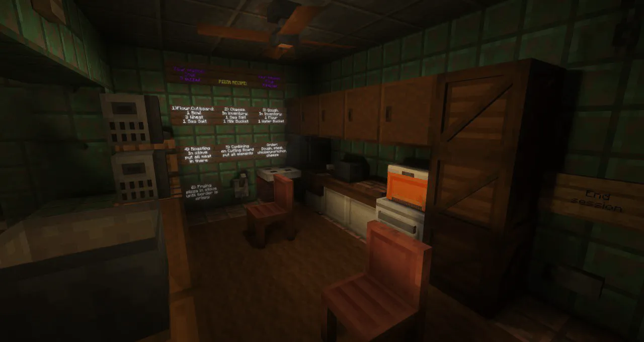 Mysterious Four Nights at Freddy's, Карты, Minecraft