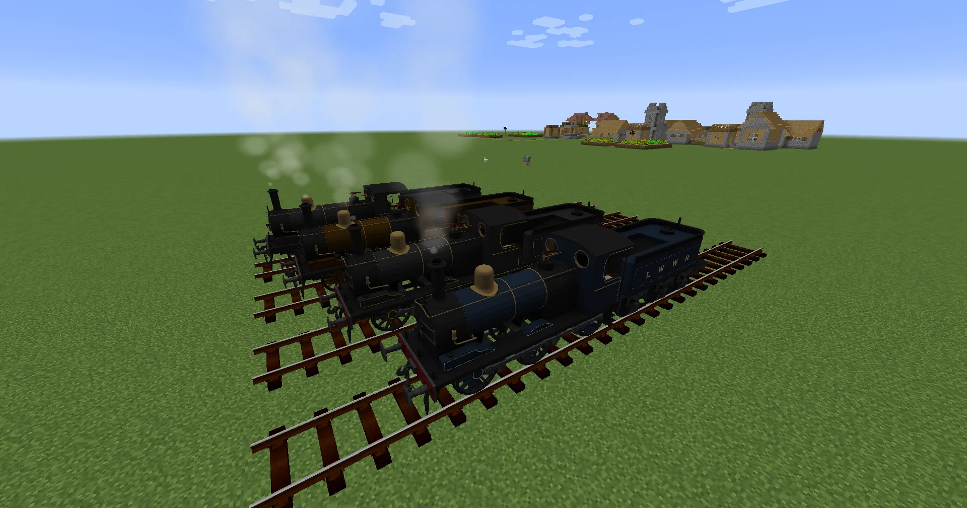 Harry's Original Locomotievs: Lenswell & Whitedale Western Railway — скриншот 1 (Текстуры, Minecraft)