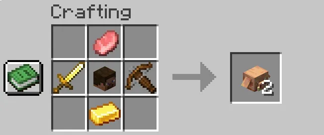 Mob Head Recipe — скриншот 3 (Моды, Minecraft)