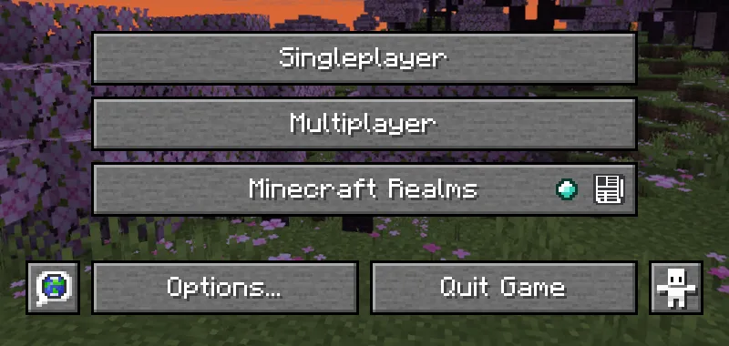Menu Buttons of Stone — скриншот 2 (Текстуры, Minecraft)