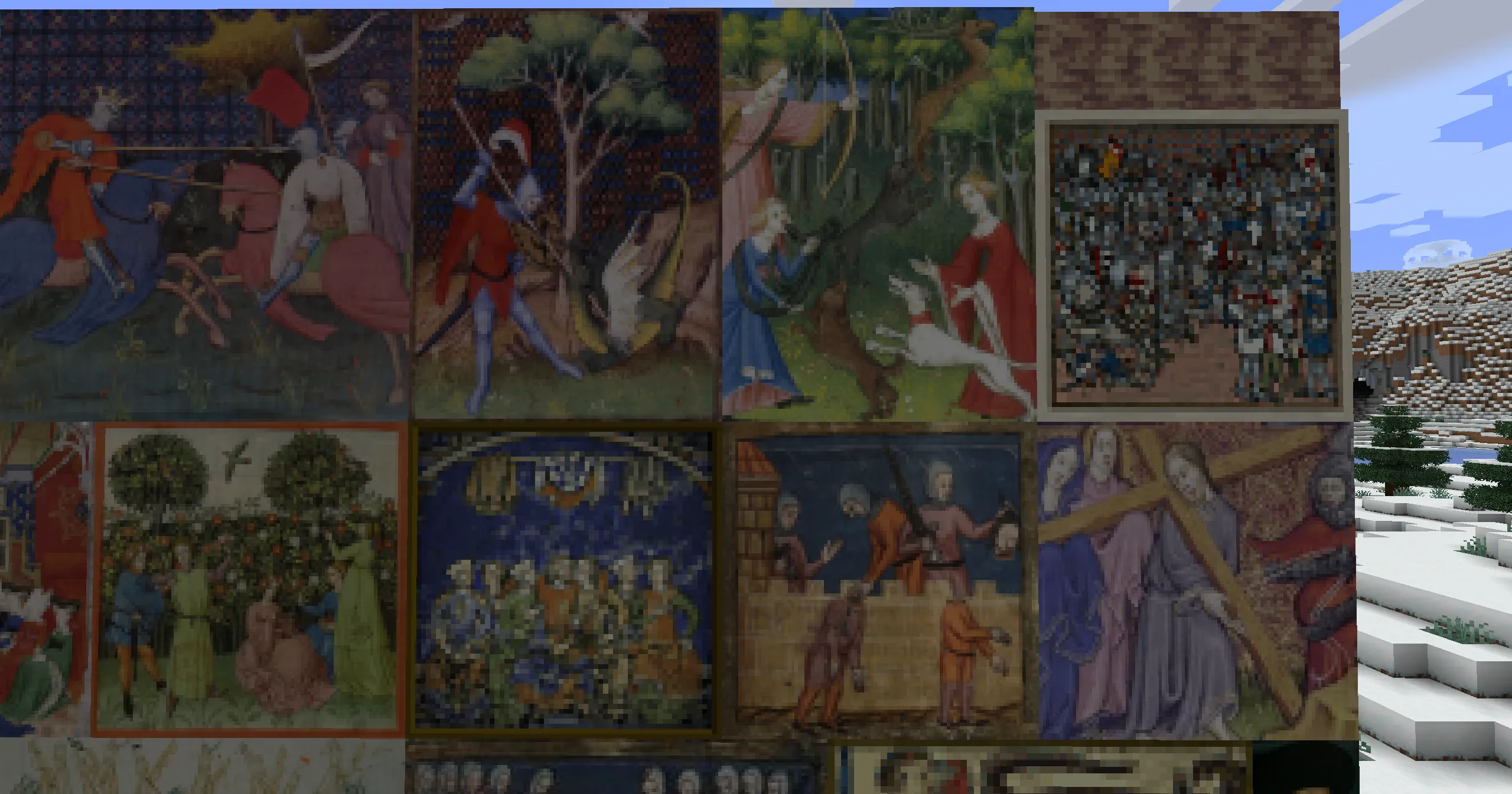 Authentic Medieval Artwork — скриншот 4 (Текстуры, Minecraft)