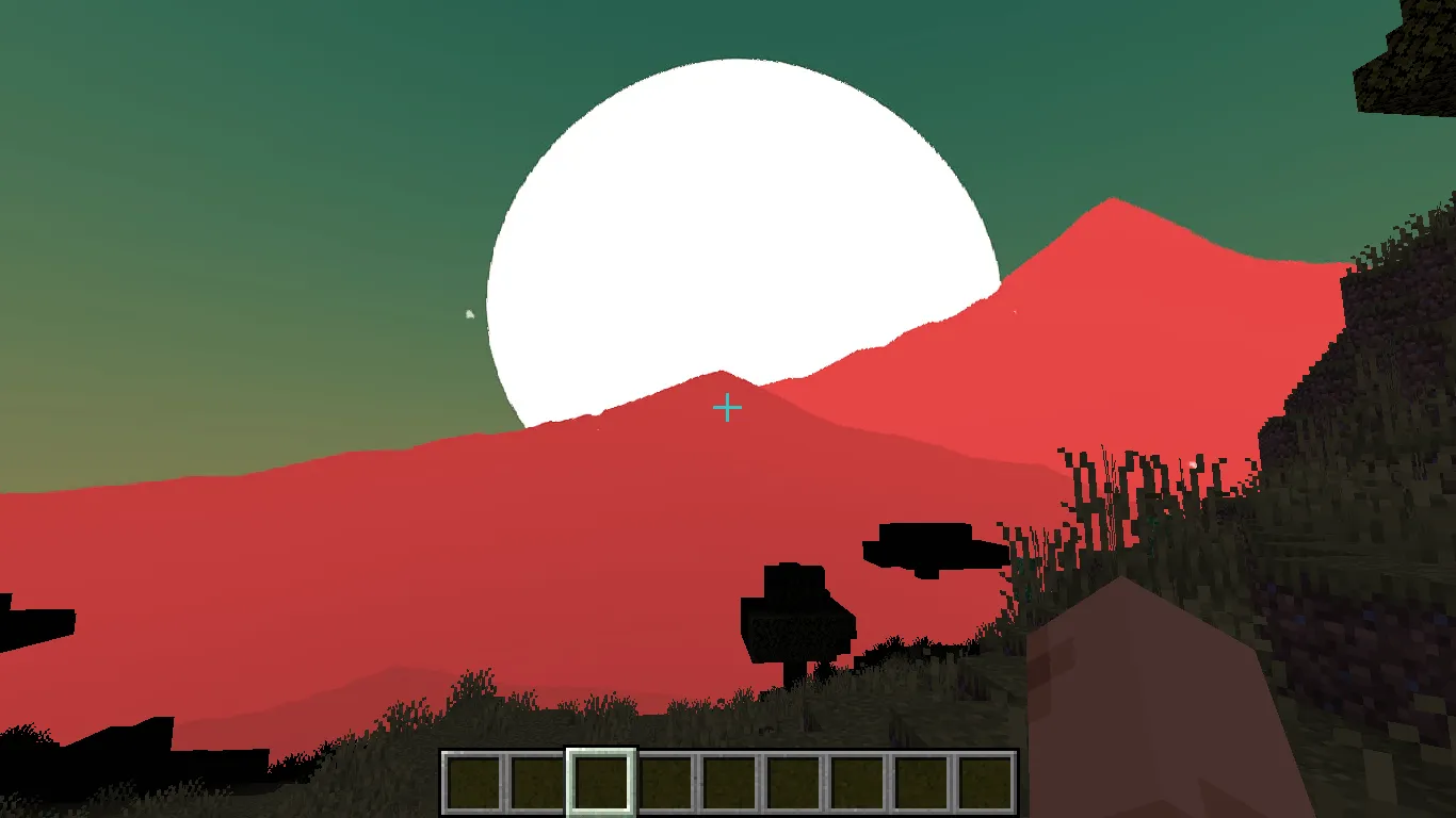 sky geometric landscape — скриншот 4 (Текстуры, Minecraft)