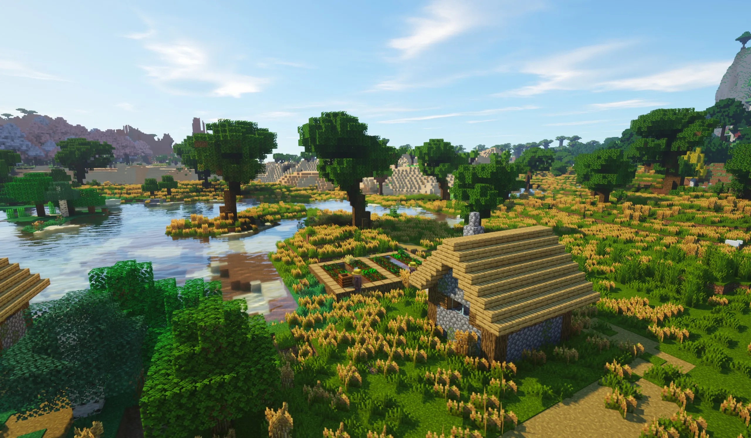 落英~FallenPetals — скриншот 1 (Модпаки, Minecraft)