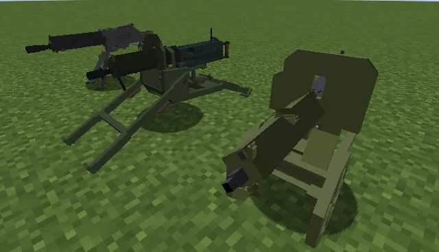 Fel's Machine Guns WWI, Моды, Minecraft