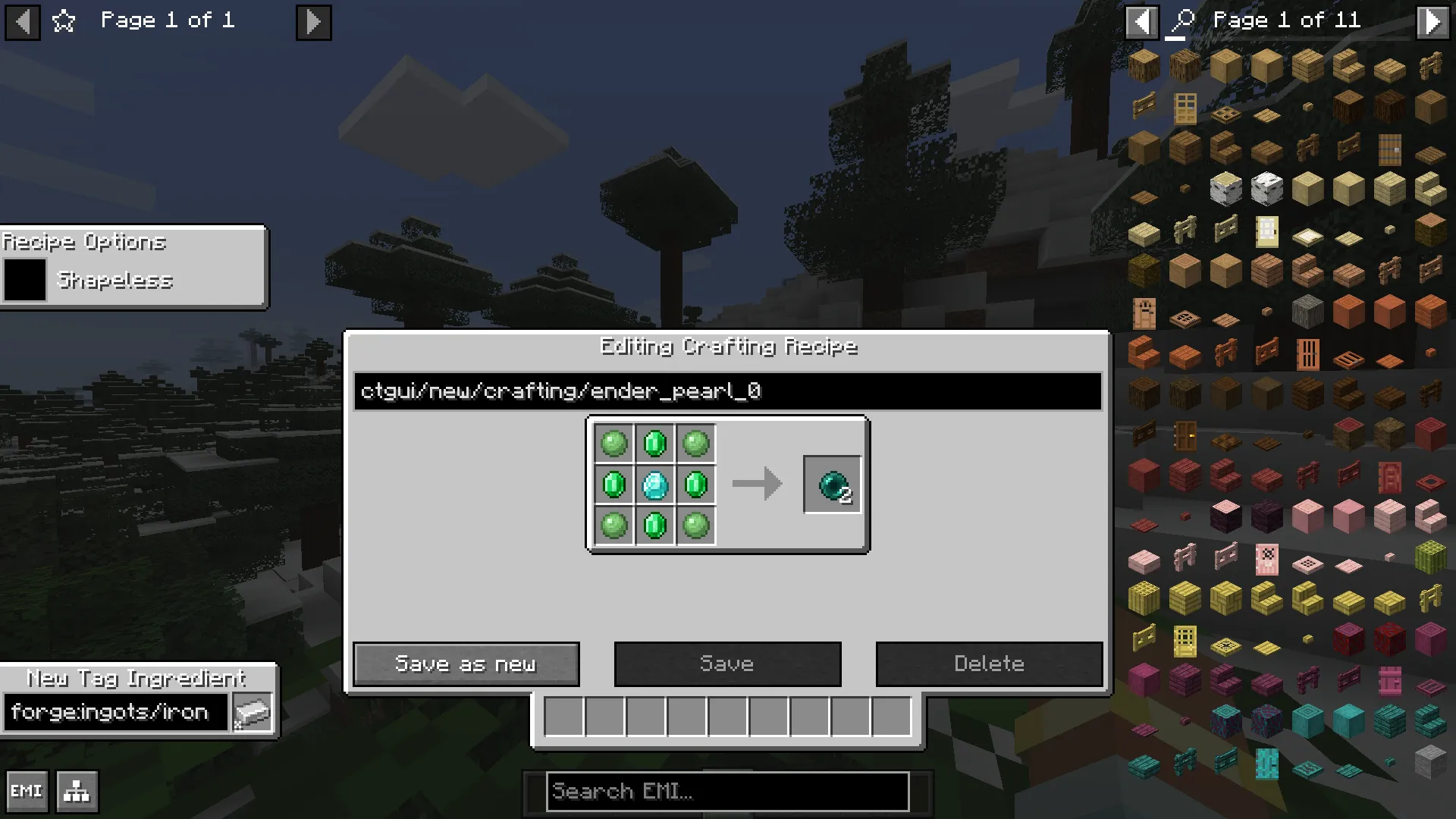 CraftTweaker GUI, Моды, Minecraft