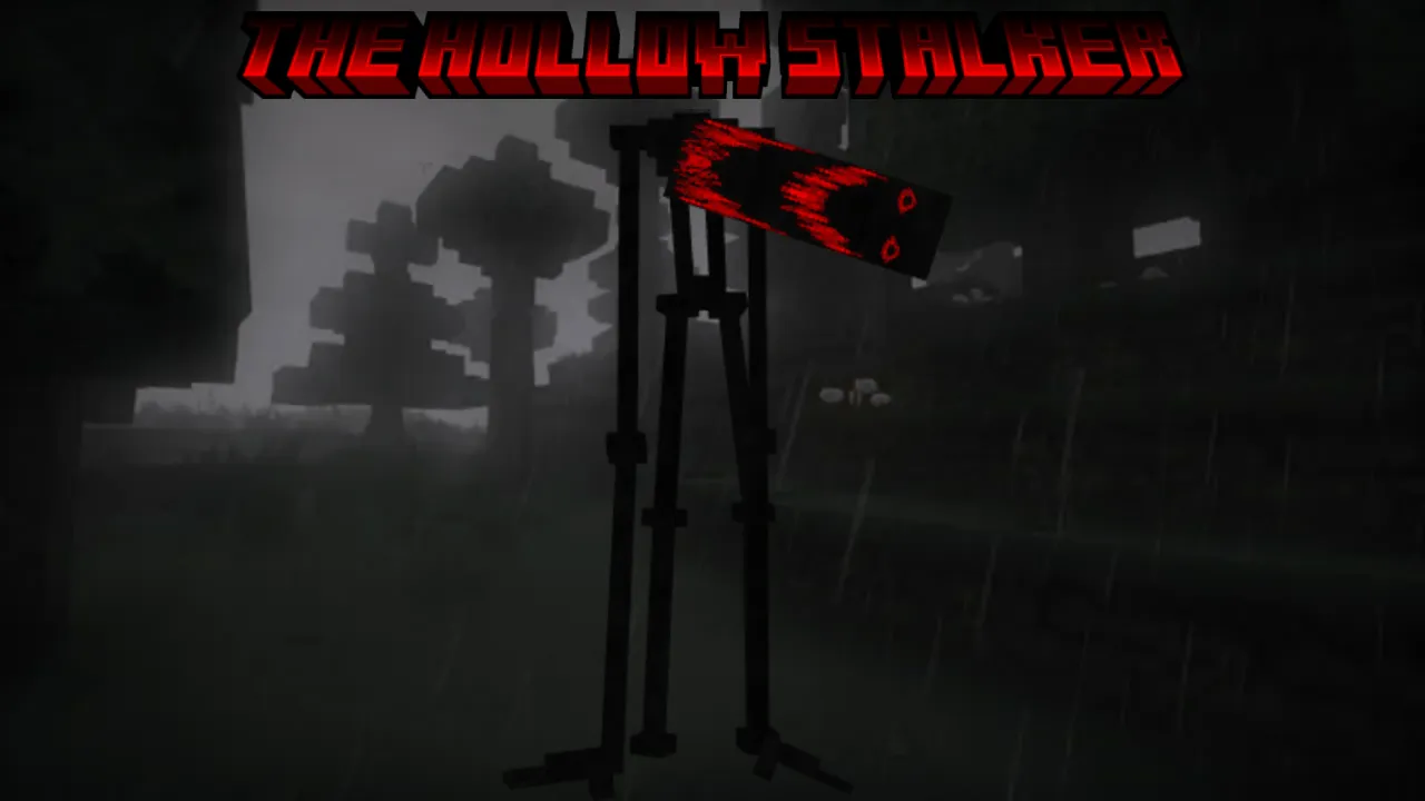 The Hollow Stalker (horror)(not a dweller) — скриншот 1 (Моды, Minecraft)