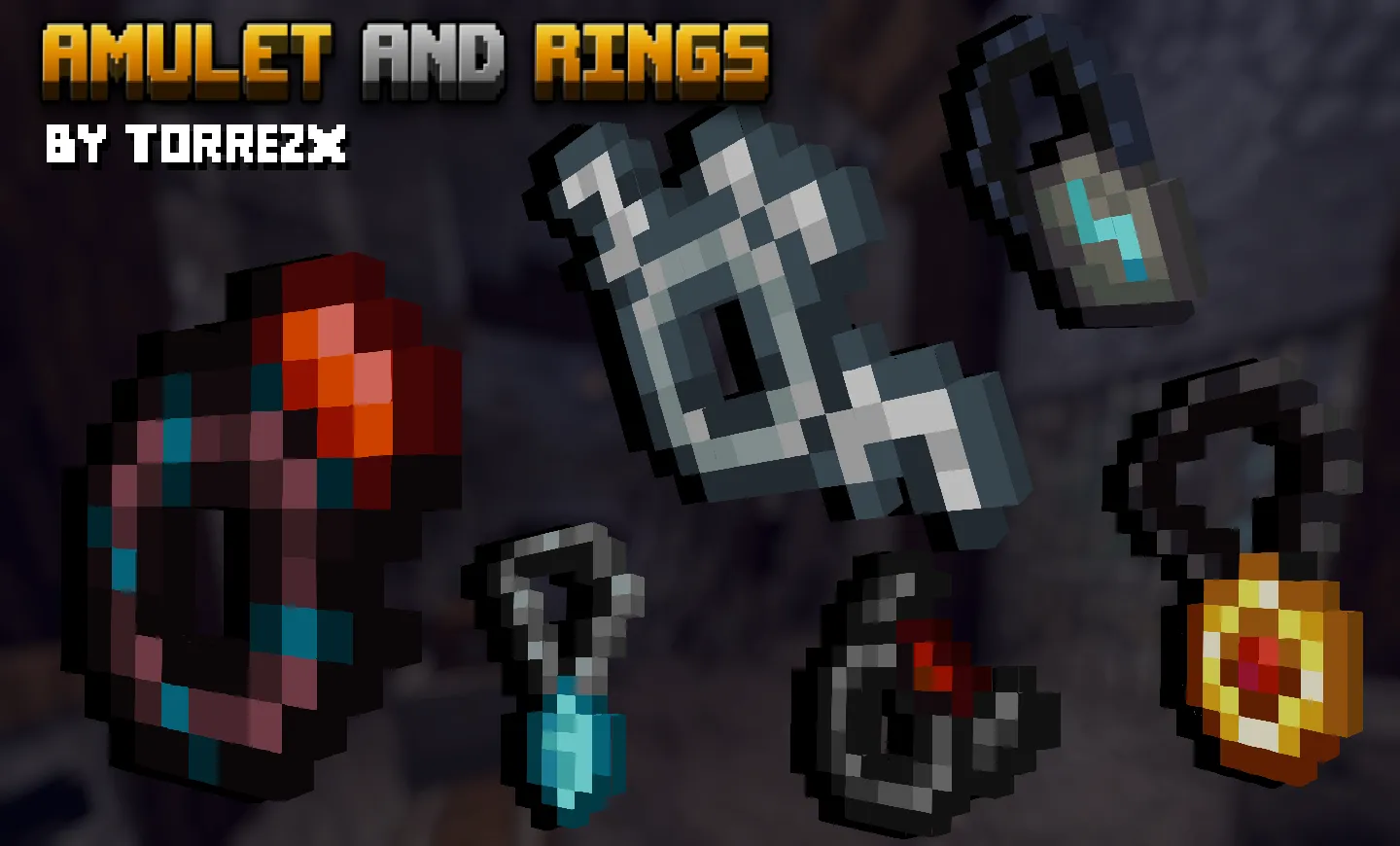 Torrezx-Amulets and rings — скриншот 2 (Текстуры, Minecraft)