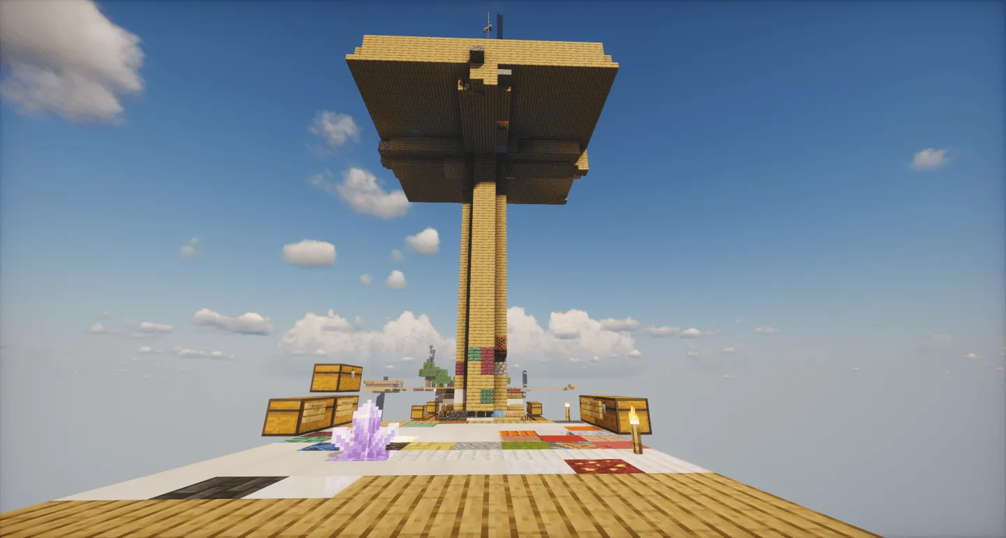 Random Item Skyblock, Карты, Minecraft