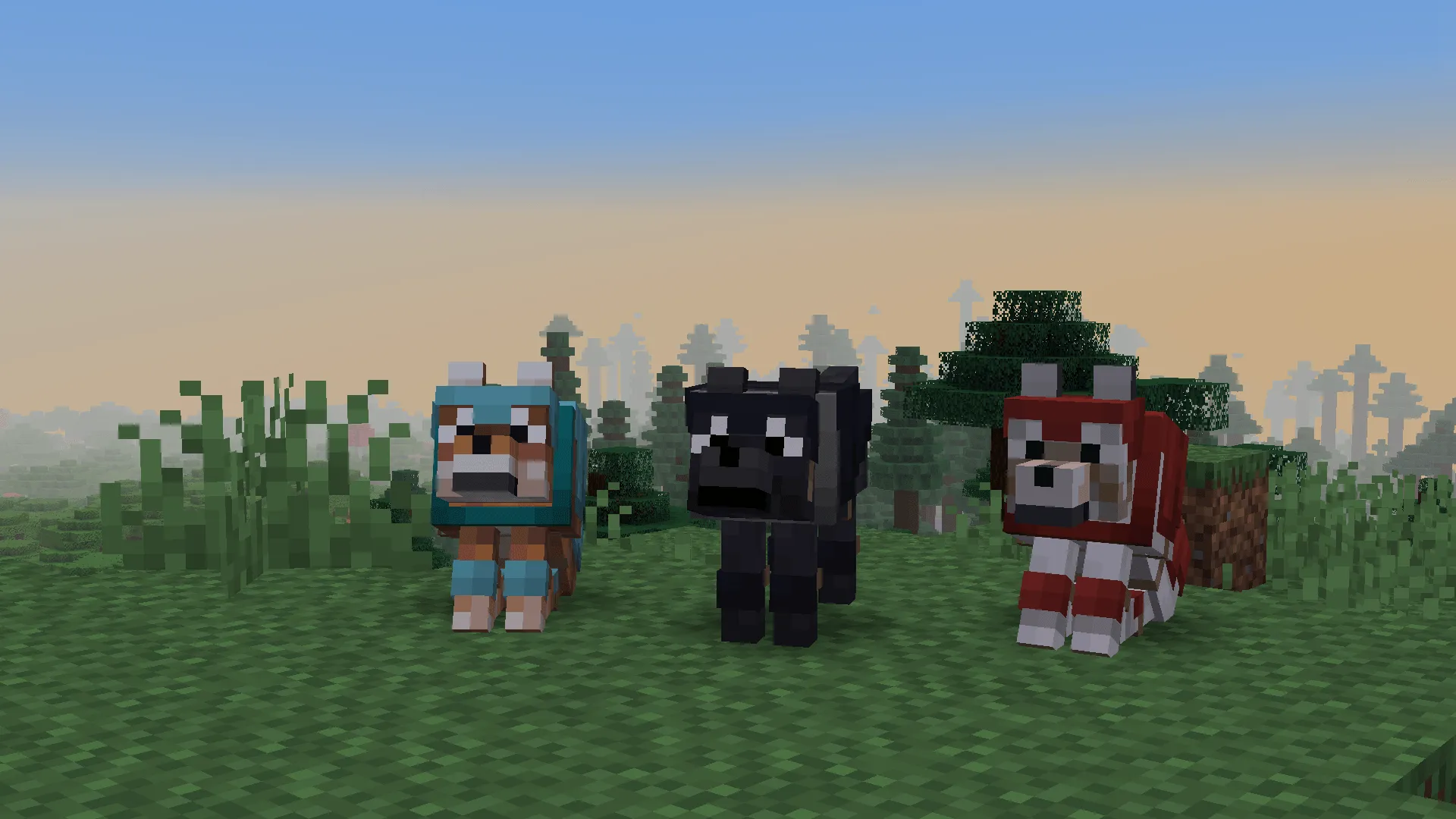 Colorful Canines, Текстуры, Minecraft