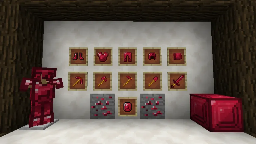 Ruby is the new Netherite (Fabric), Моды, Minecraft