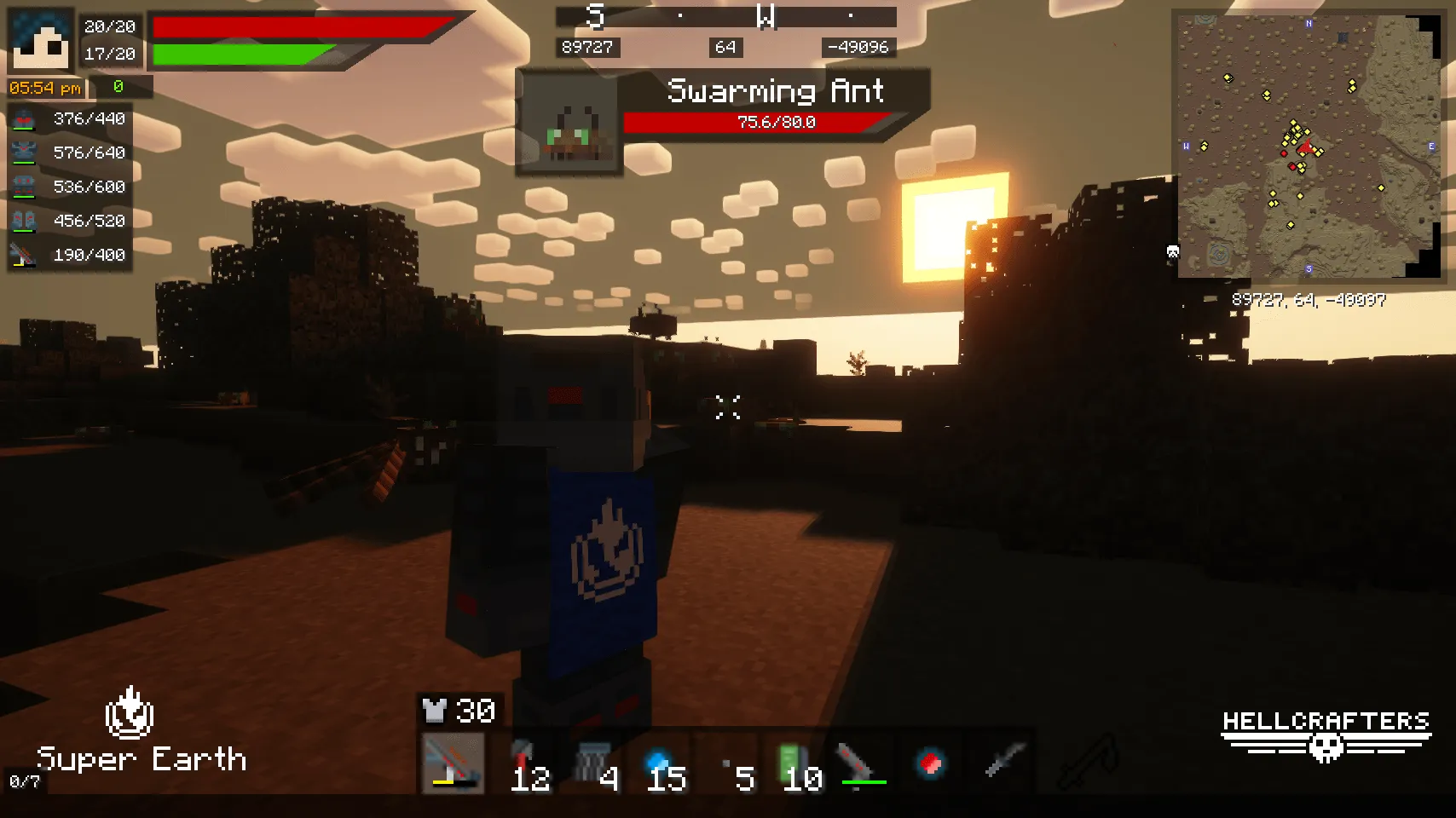 Hellcrafters, Моды, Minecraft
