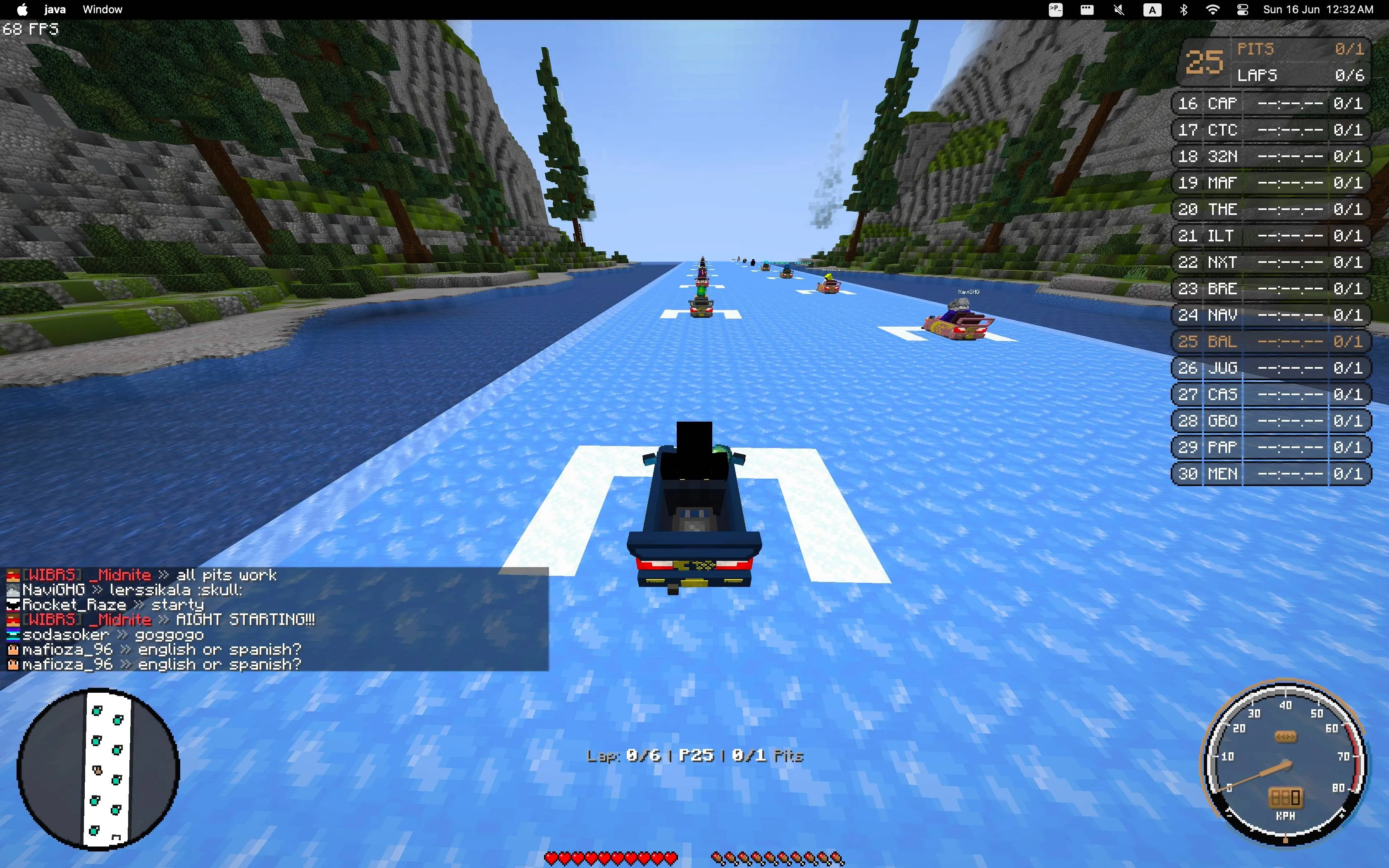 Boat HUD (from NFS Most Wanted 2005) — скриншот 2 (Моды, Minecraft)