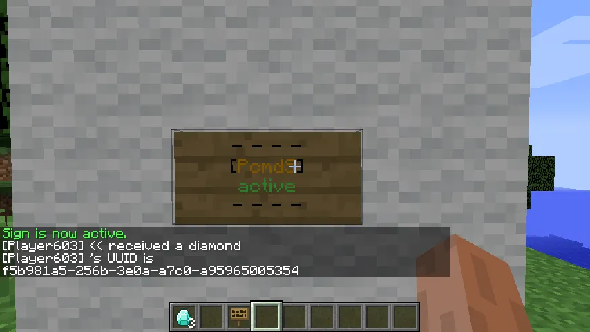 Payable Command Signs, Моды, Minecraft