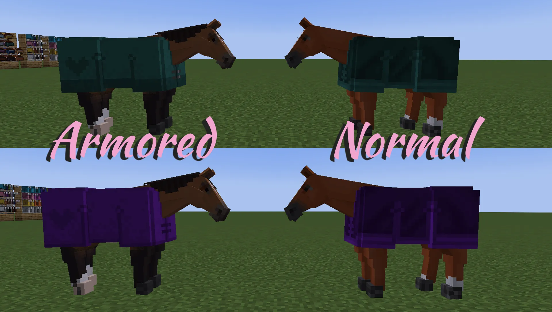 Squeaky Clean: Tack Textures, Текстуры, Minecraft