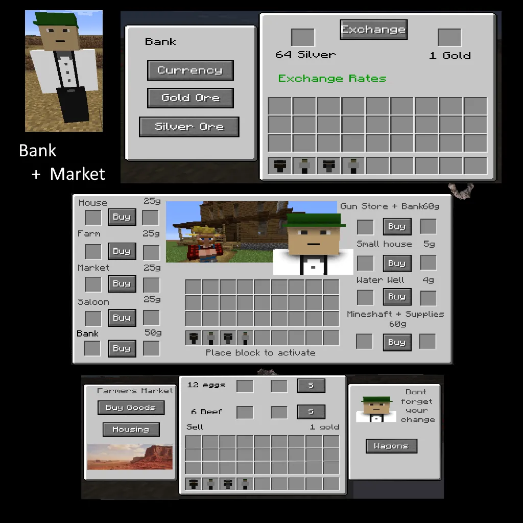 CBs Wild West, Моды, Minecraft
