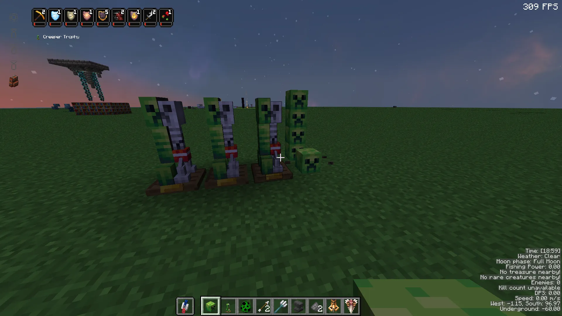 Creeper Overhaul Trophy (Handcrafted Compat) — скриншот 1 (Текстуры, Minecraft)