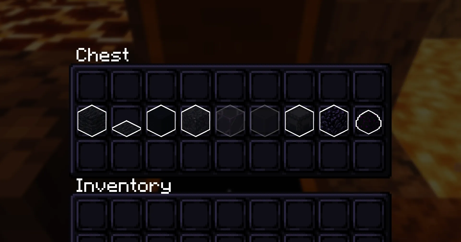 Volcanic Dark, Текстуры, Minecraft