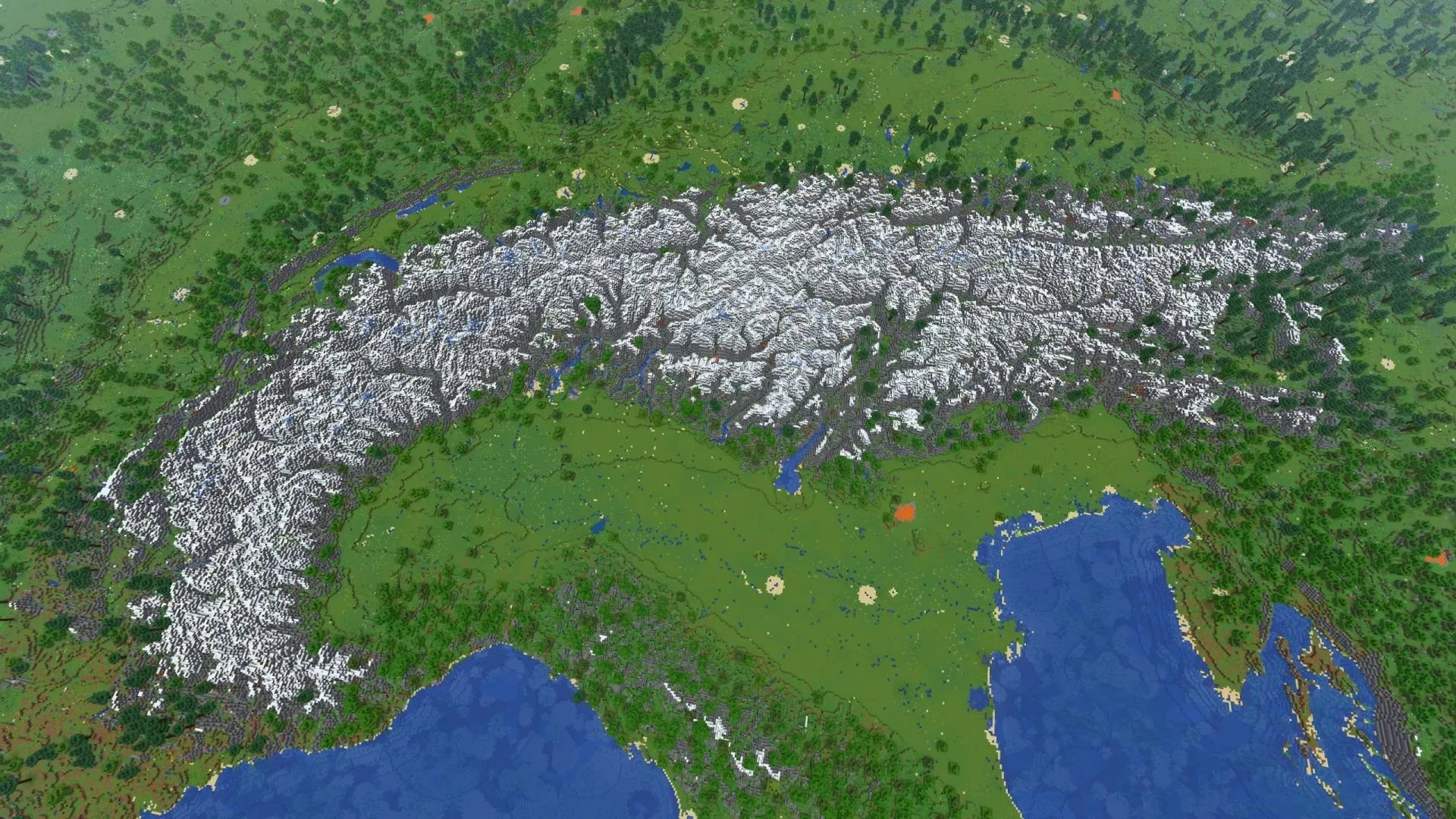 Europe - Survival World — скриншот 8 (Карты, Minecraft)