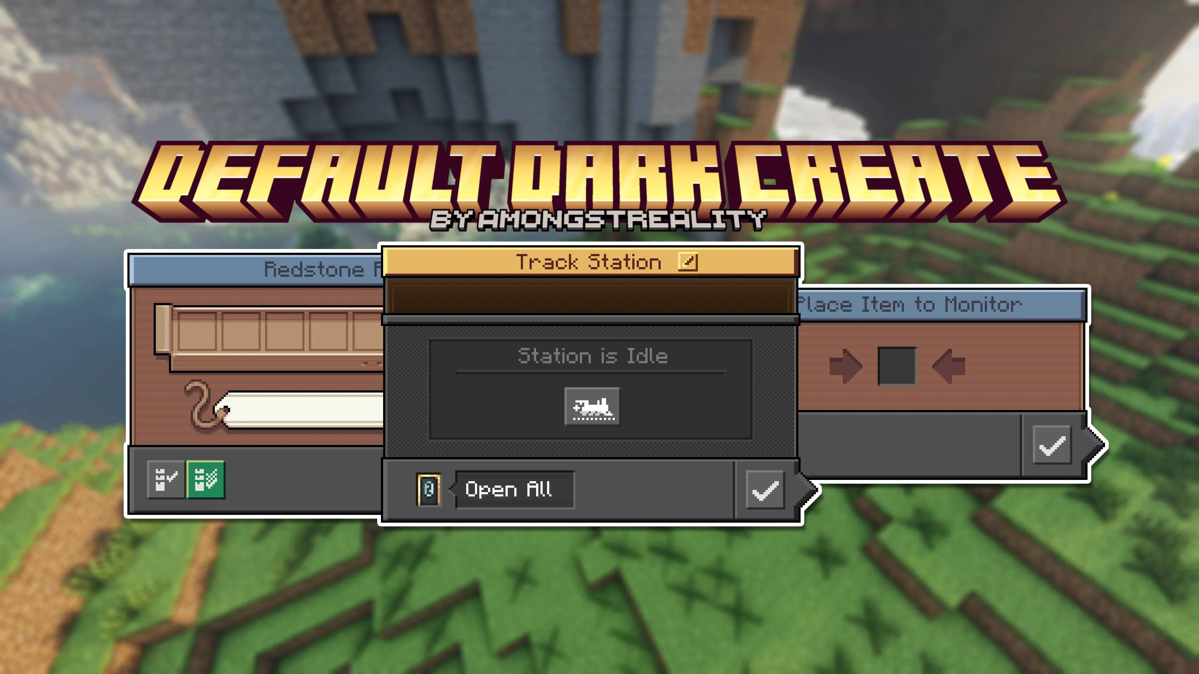 Default Dark Create, Текстуры, Minecraft
