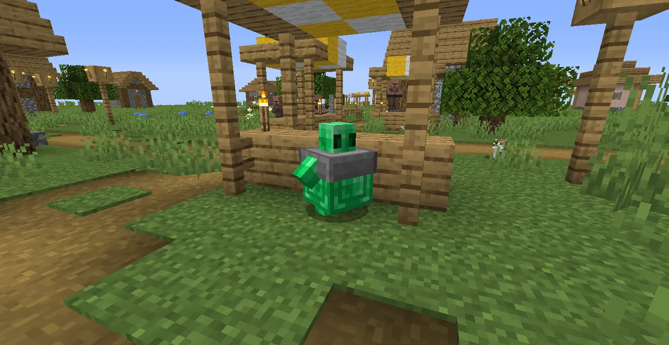 Emerald Golem || Emerald Buddy — скриншот 1 (Моды, Minecraft)