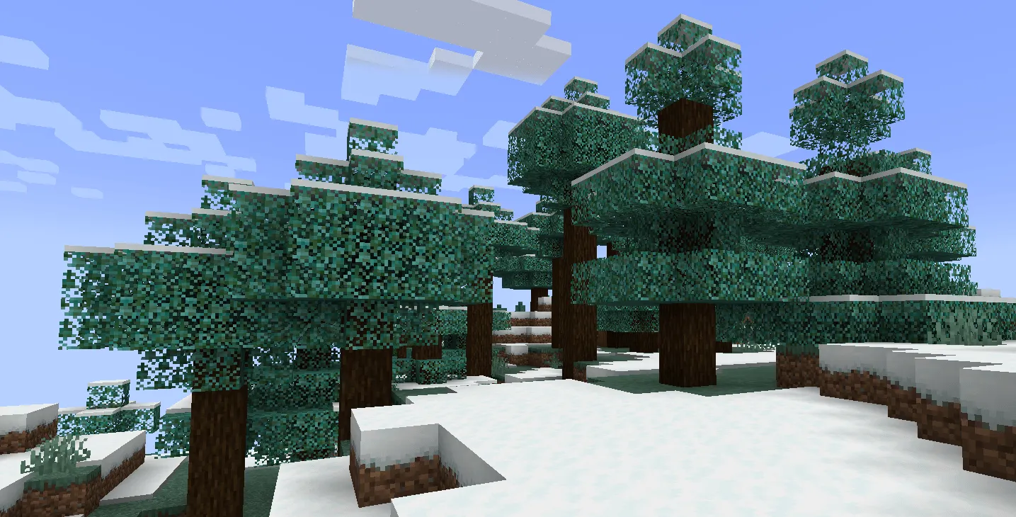 Better Pines + Bushy + Red Pines, Текстуры, Minecraft