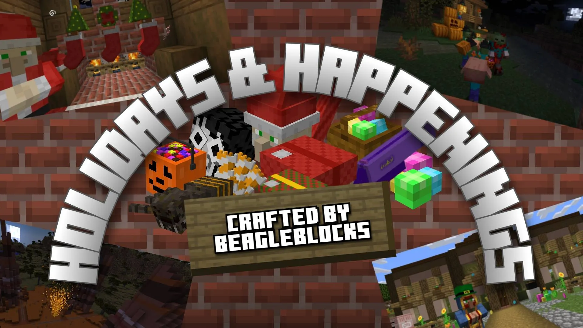 Holidays & Happenings — скриншот 1 (Дата-паки, Minecraft)